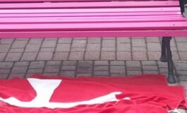 Inaugurata la Panchina Rosa in via san Francesco﻿