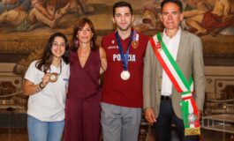 ﻿Sport, il Comune di Pisa premia i campioni europei di scherma Filippo Macchi e Vittoria Pinna