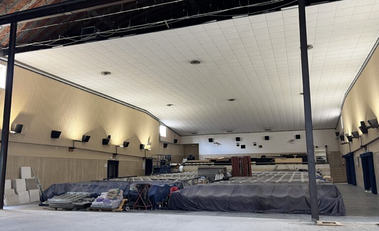 Un palco tutto nuovo per l’Odeon di Ponsacco