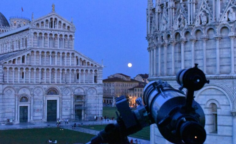 ﻿Passeggiata astronomica in quota sopra piazza dei Miracoli