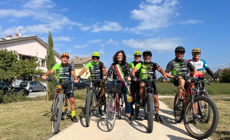 Inaugurata la pista ciclabile al parco urbano di Ponsacco