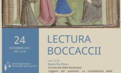 Boccaccio, la lettura autunnale si svolge a Pisa