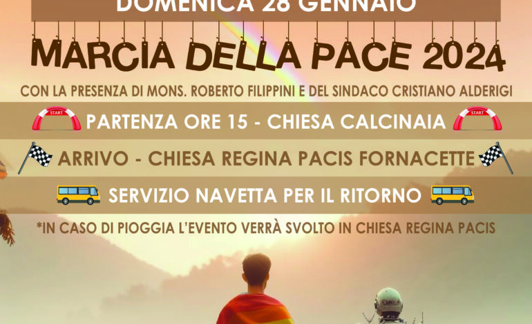 Calcinaia e Fornacette in marcia per la Pace﻿