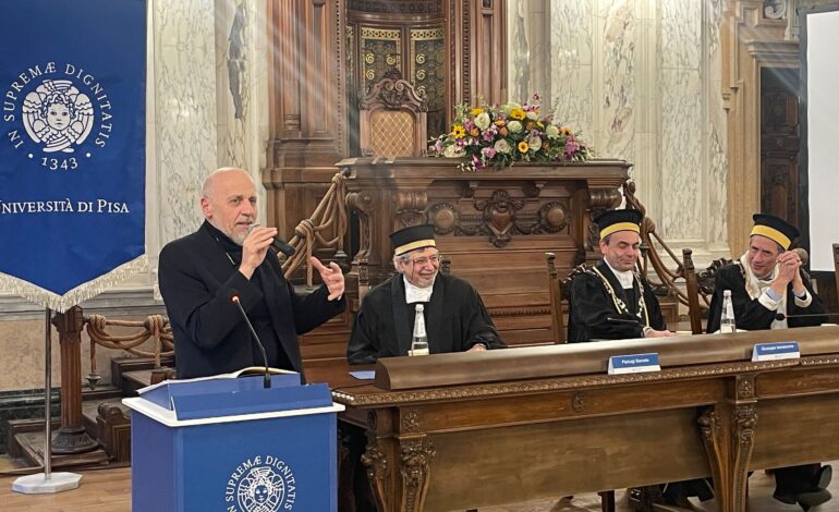﻿A Marco Paolini la laurea honoris causa in Filosofia e Forme del Sapere dall’Università di Pisa