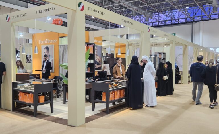 ﻿Artigianato, il padiglione italiano secondo alla fiera della gioielleria degli Emirati Arabi