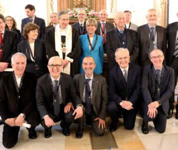 ﻿19 docenti dell’Università di Pisa festeggiano il conferimento dell’Ordine del Cherubino