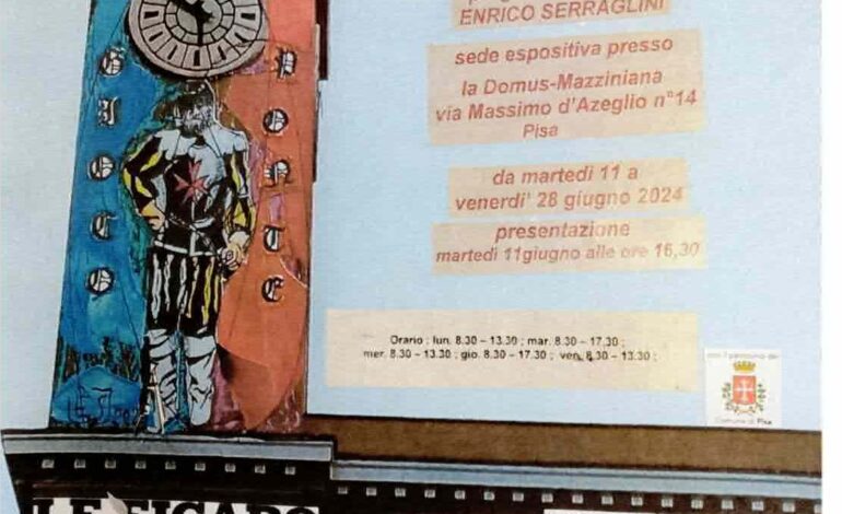 Immagini virtuali nel centro storico di Pisa, Enrico Serraglini alla Domus Mazziniana﻿