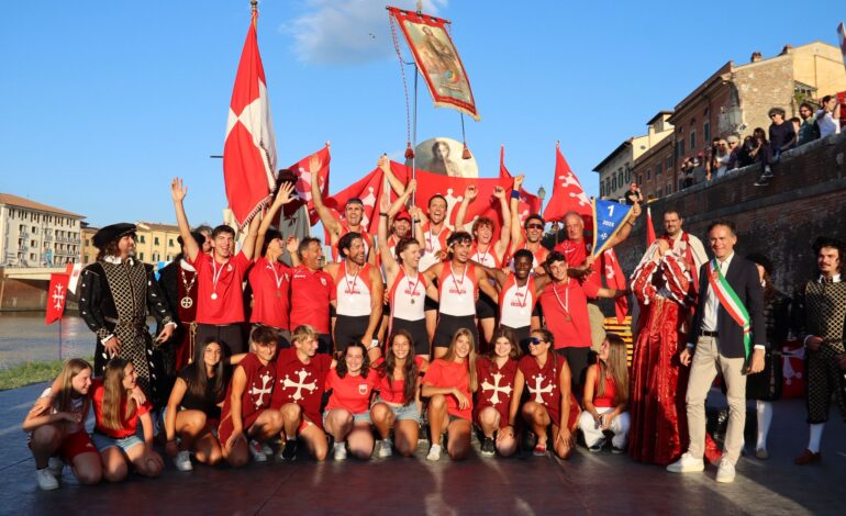 Palio di San Ranieri, vince la barca Rossa